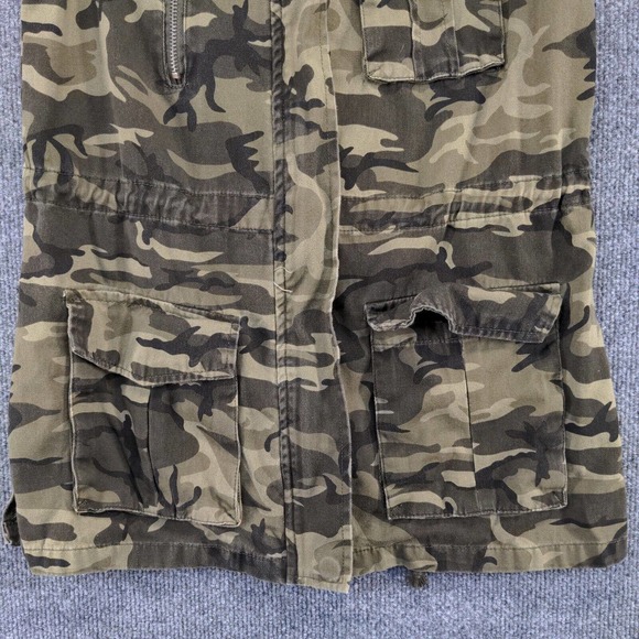 Ashley by 26 International Women's Zip Up Utility Vest Camo Small Multi Pockets - Picture 4 of 12